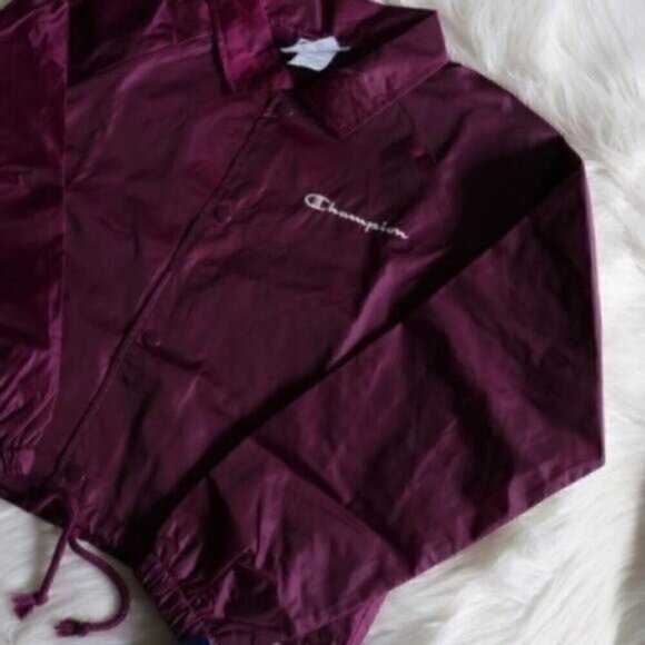 NWOT Champion Purple Windbreaker Jacket Size XL - Picture 5 of 8